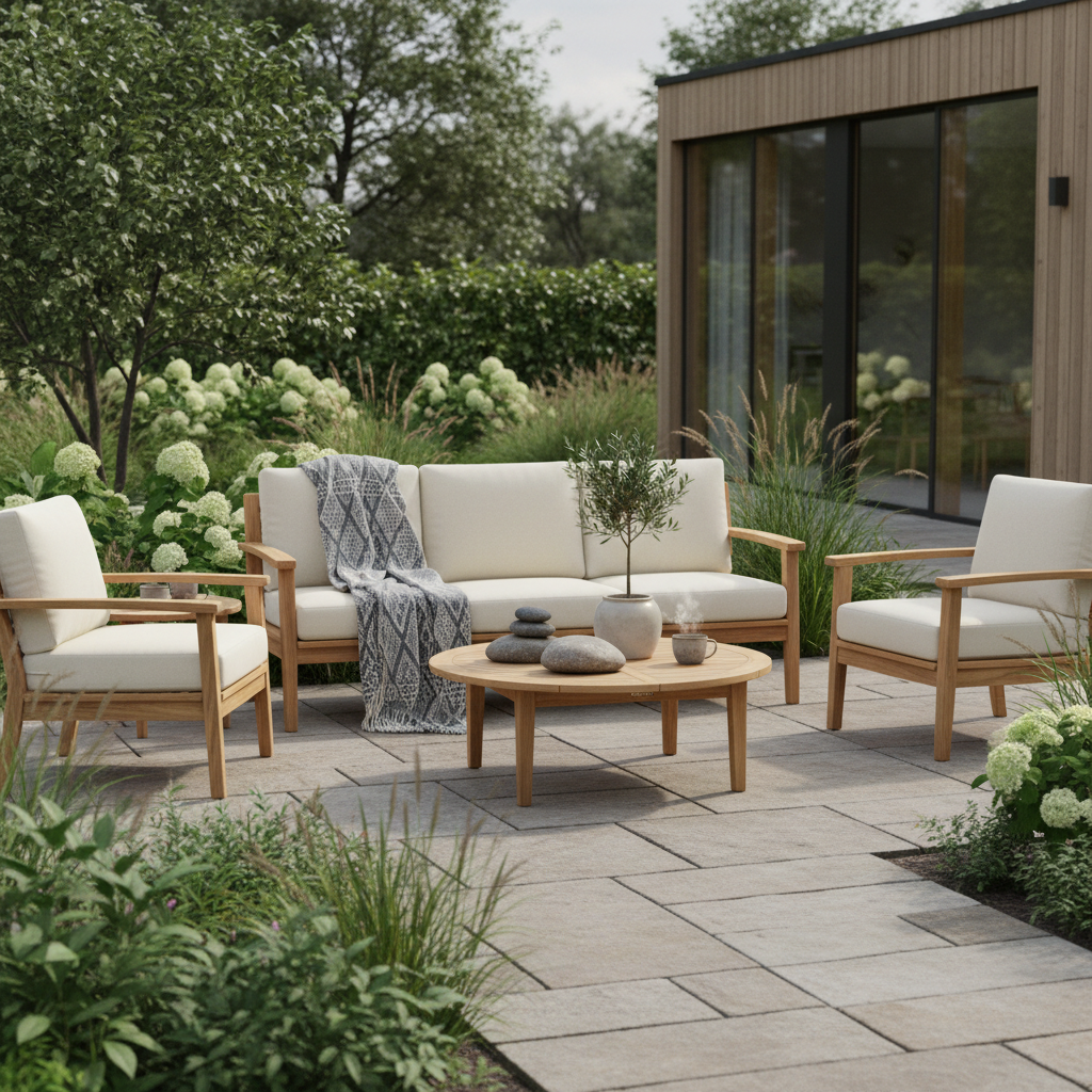 Outdoor Rattan Sofa Set
